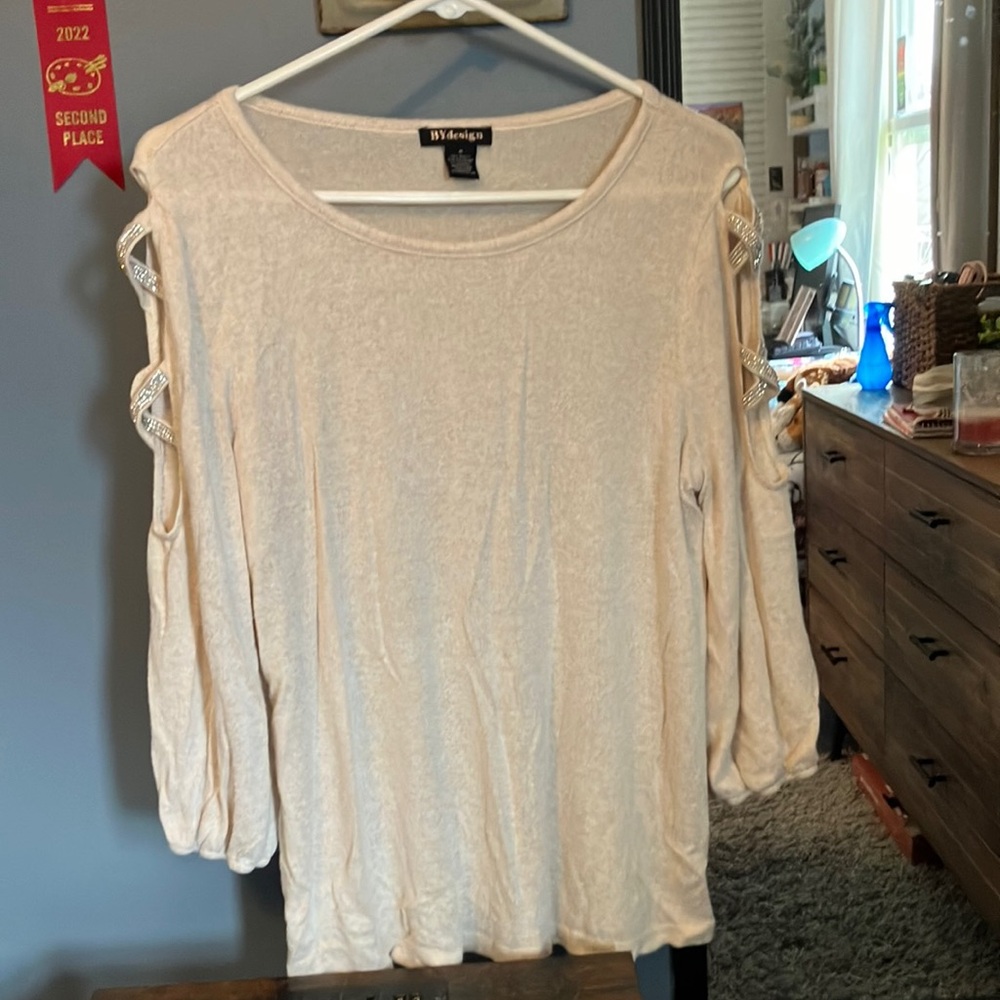 By & By Women's Cream Top